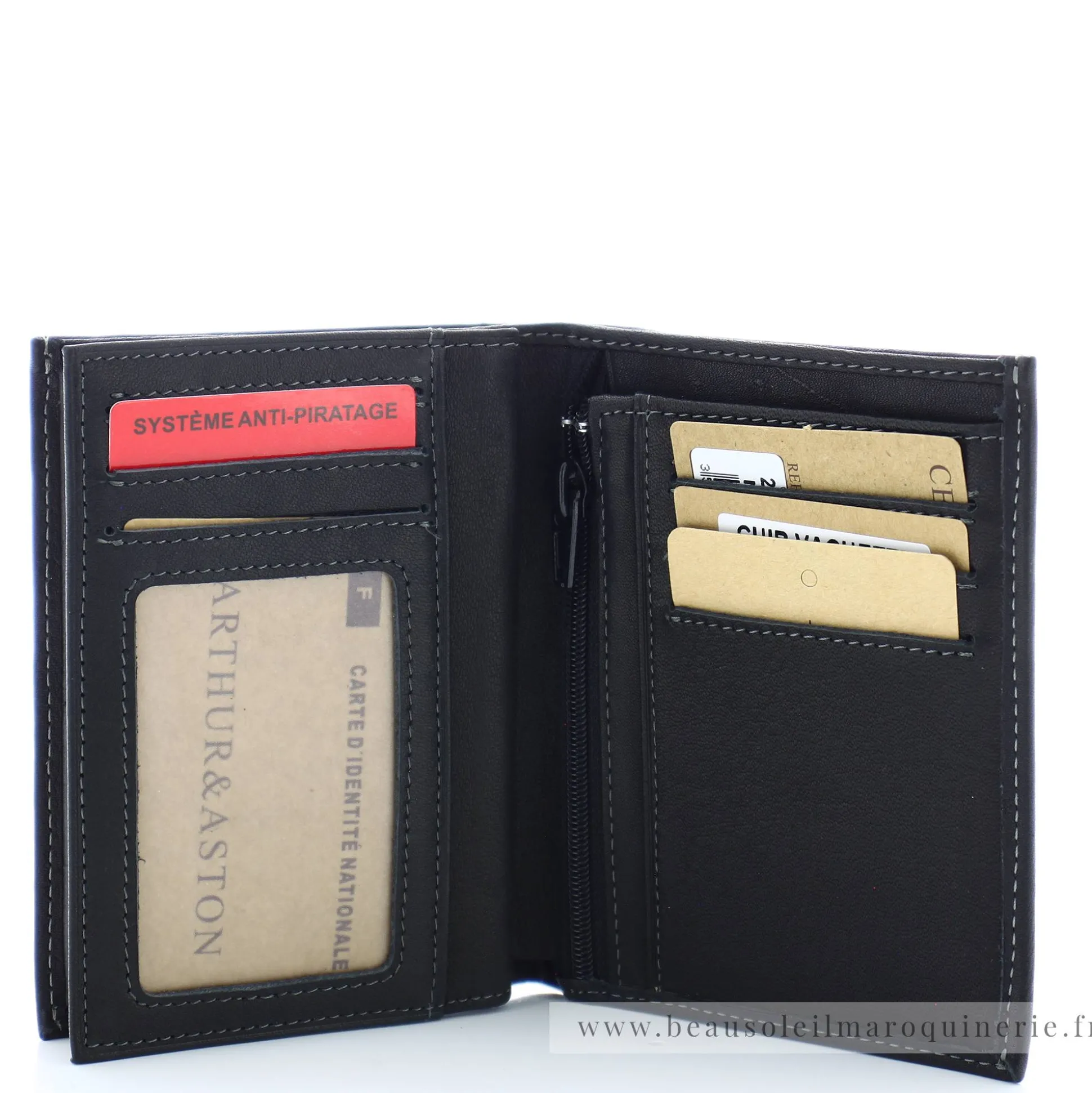Arthur Aston Portefeuille en cuir homme Gabriel*Homme Portefeuilles Homme