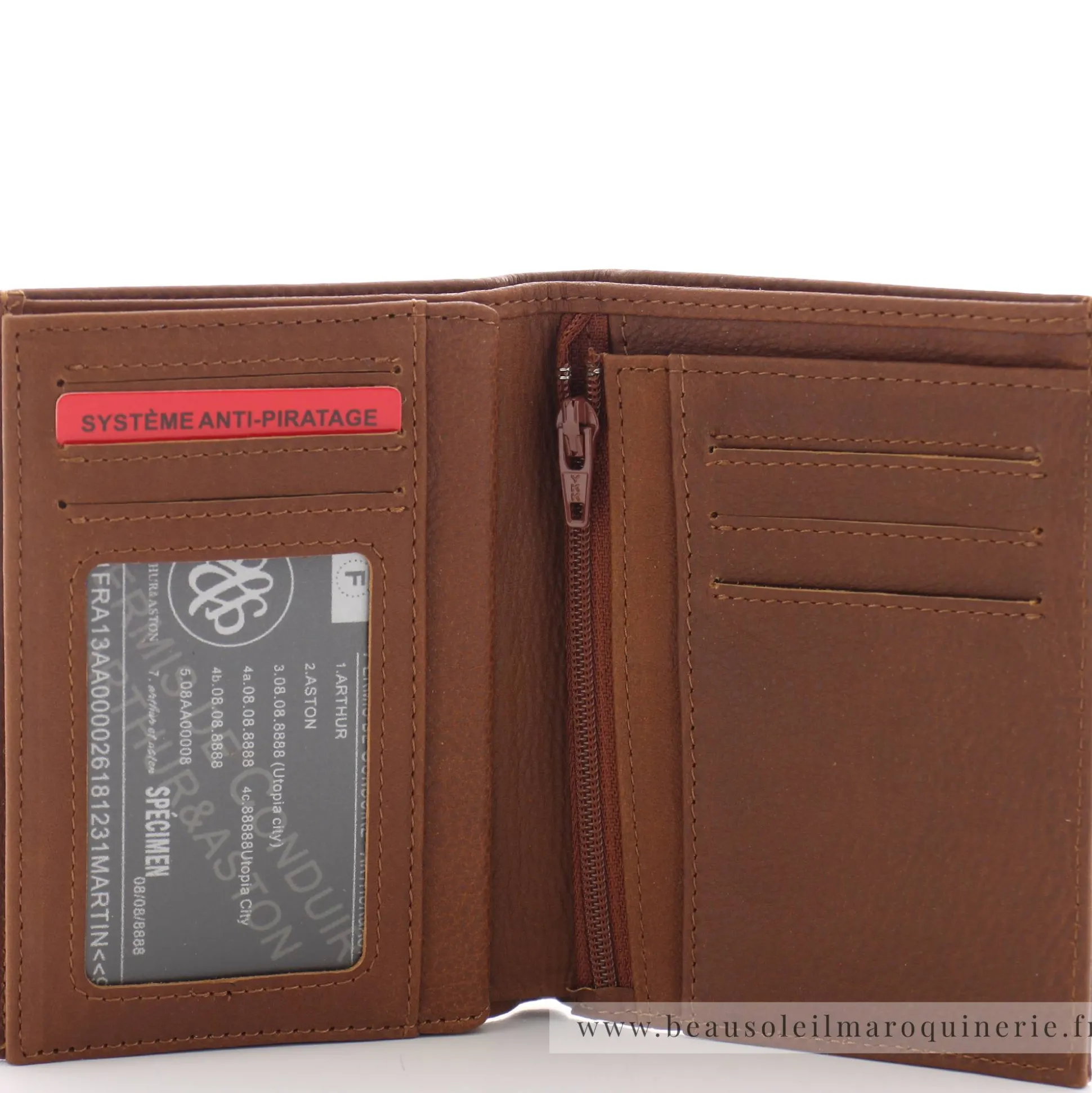 Arthur Aston Portefeuille homme Bart en cuir*Homme Portefeuilles Homme