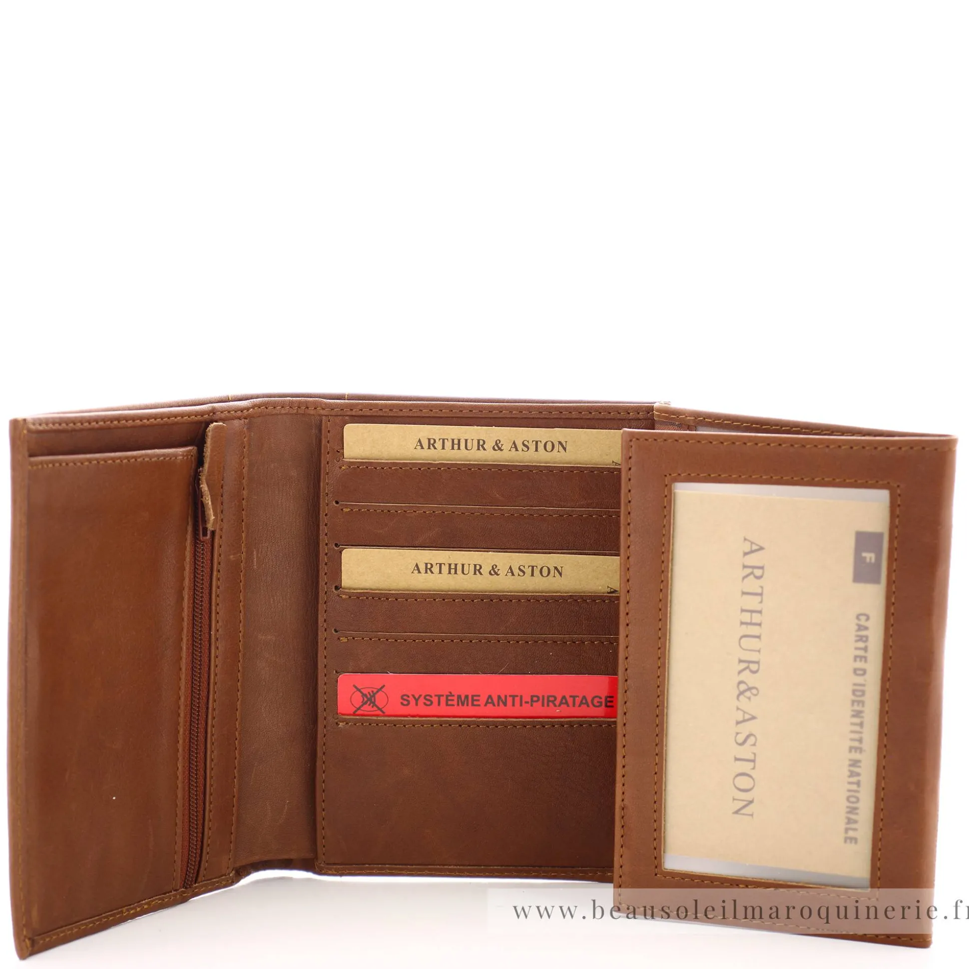 Arthur Aston Portefeuille homme Johany en cuir*Homme Portefeuilles Homme
