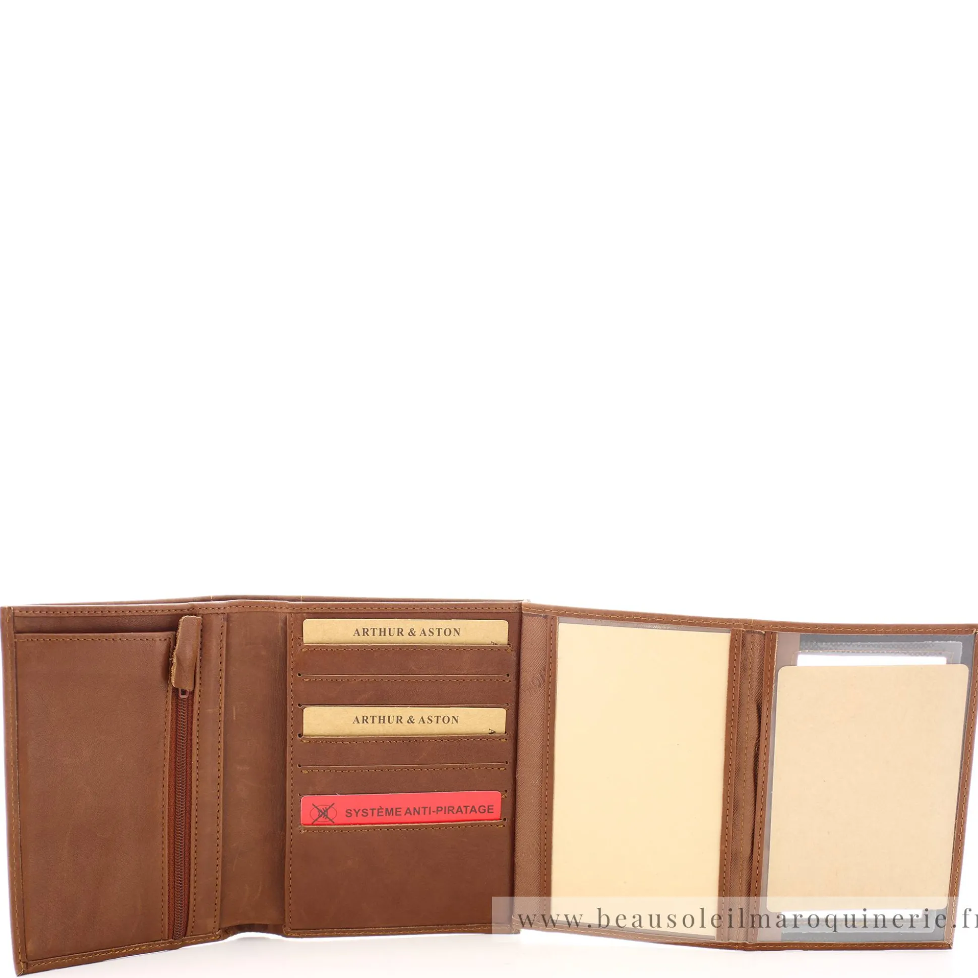 Arthur Aston Portefeuille homme Johany en cuir*Homme Portefeuilles Homme