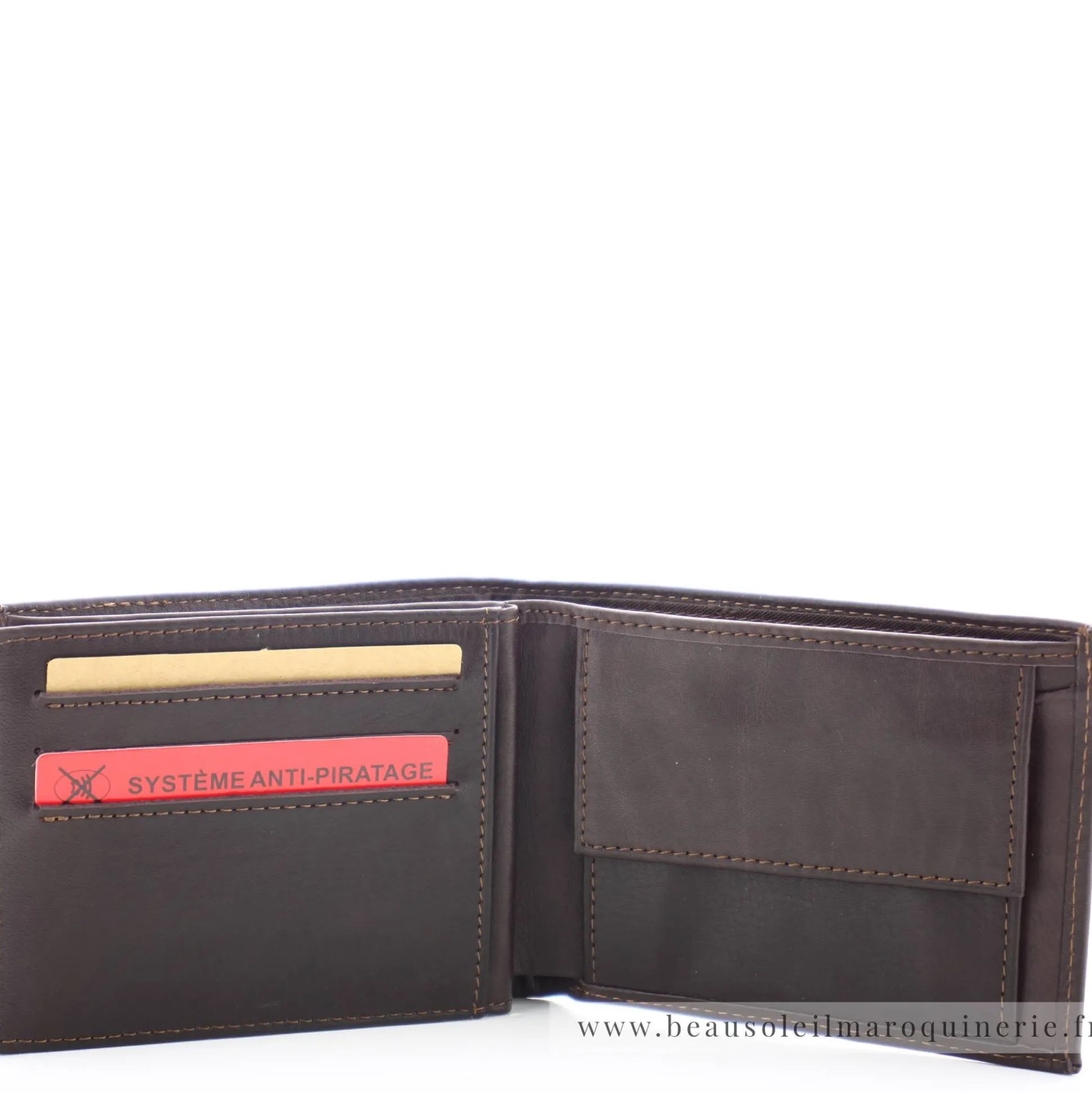 Arthur Aston Portefeuille italien Arthur & Aston 3 volets pablo 1589-499*Homme Porte-Monnaie Homme|Tout En Un