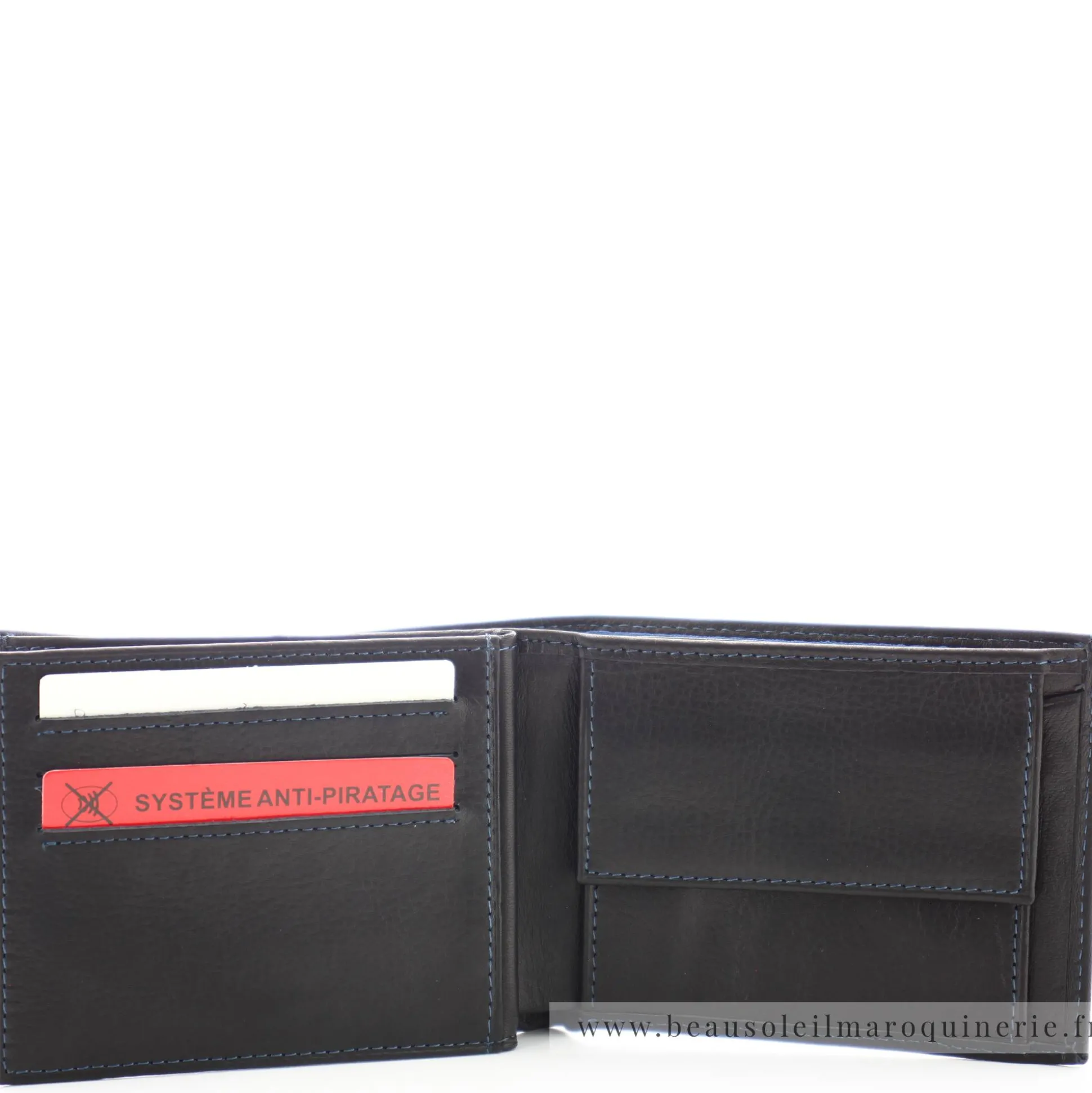 Arthur Aston Portefeuille italien Arthur & Aston 3 volets pablo 1589-499*Homme Porte-Monnaie Homme|Tout En Un