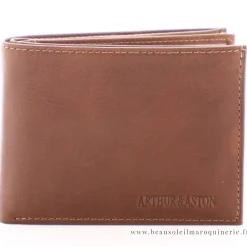 Arthur Aston Portefeuille italien Arthur & Aston 3 volets pablo 1589-499*Homme Porte-Monnaie Homme|Tout En Un