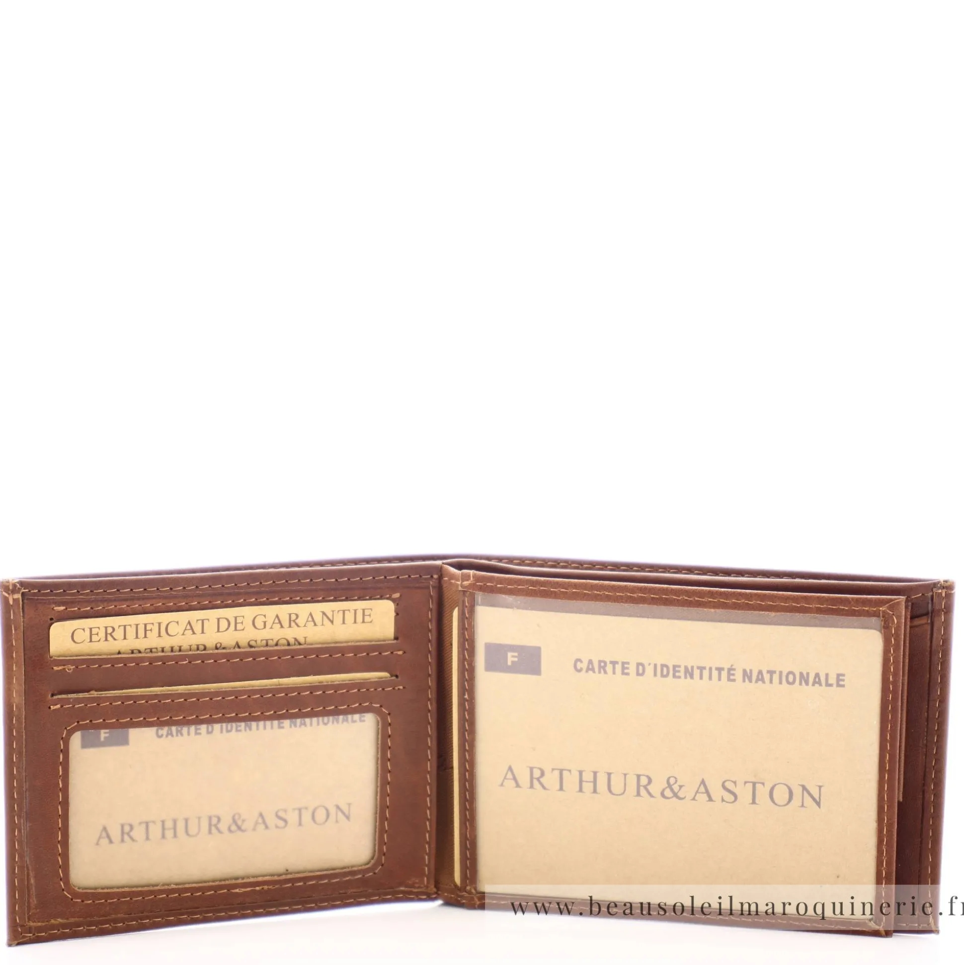 Arthur Aston Portefeuille italien Arthur & Aston 3 volets pablo 1589-499*Homme Porte-Monnaie Homme|Tout En Un