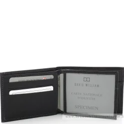 David William Portefeuille italien cuir emplacement airtag*Homme Portefeuilles Homme|Porte-Monnaie Homme