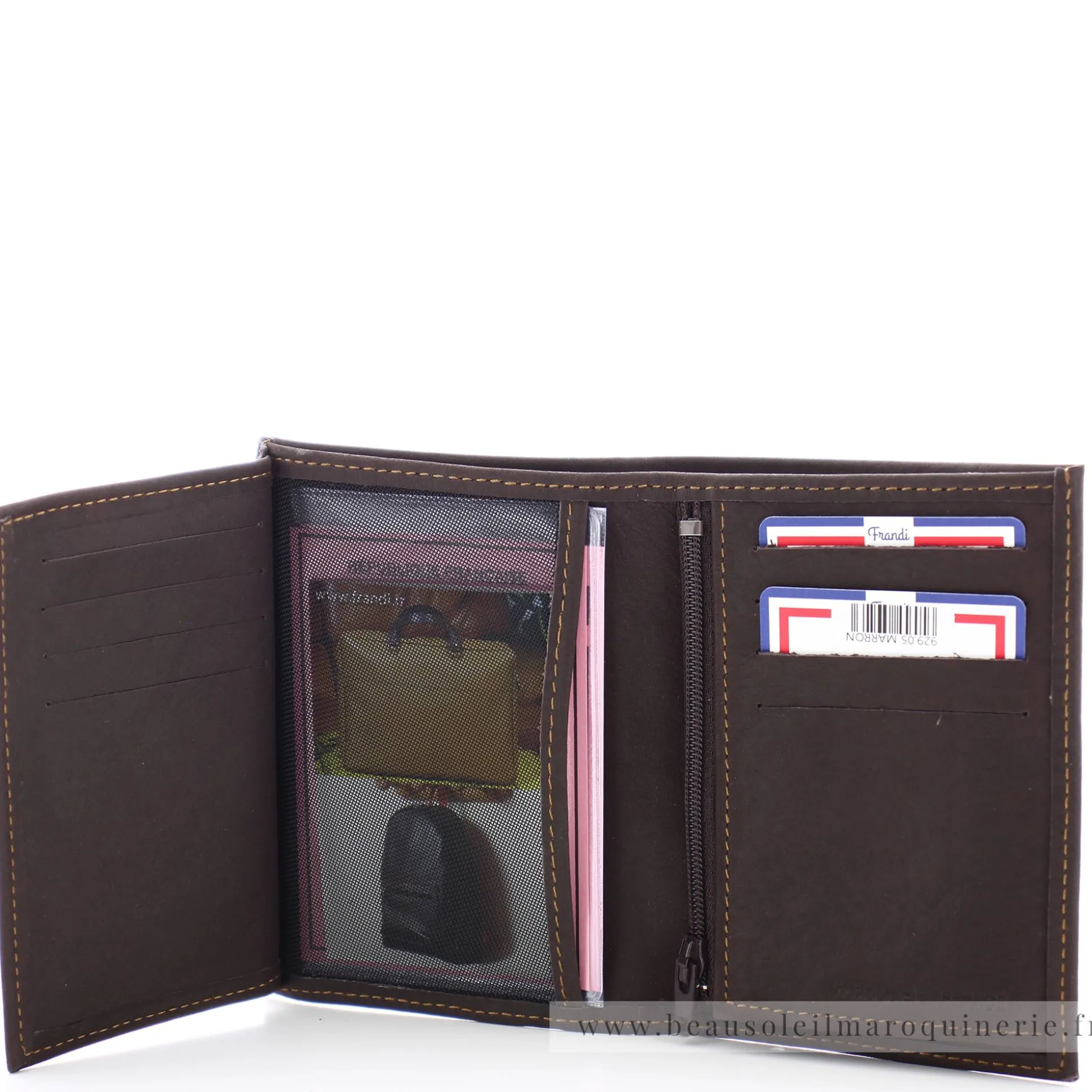 Frandi Portefeuille junior en cuir Authentique*Homme Portefeuilles Homme