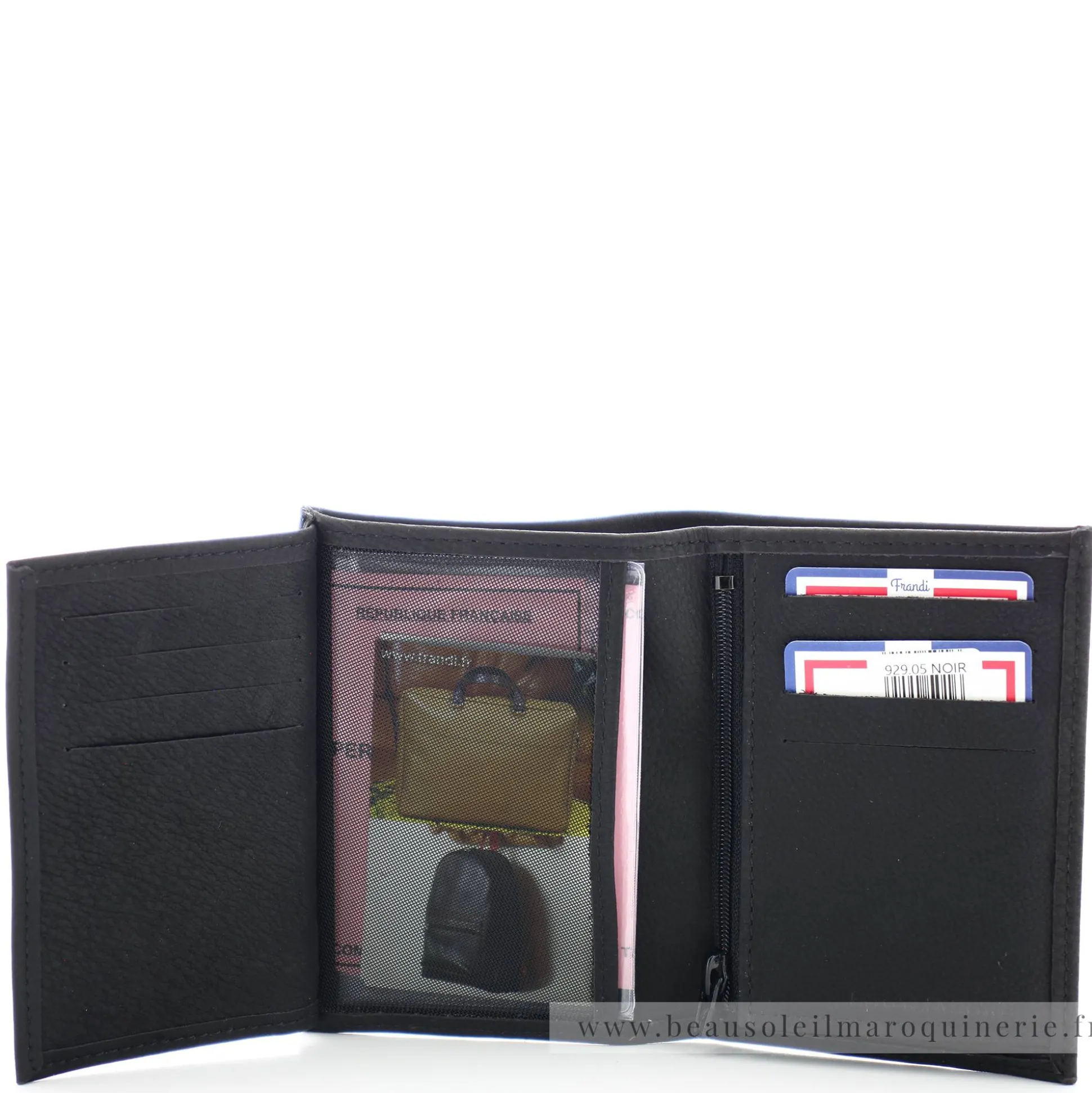 Frandi Portefeuille junior en cuir Authentique*Homme Portefeuilles Homme