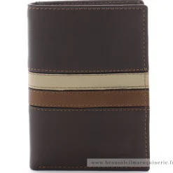 David William Portefeuille junior en cuir de vachette Roussere*Homme Portefeuilles Homme