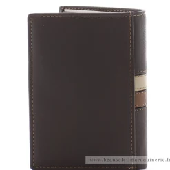 David William Portefeuille junior en cuir de vachette Roussere*Homme Portefeuilles Homme