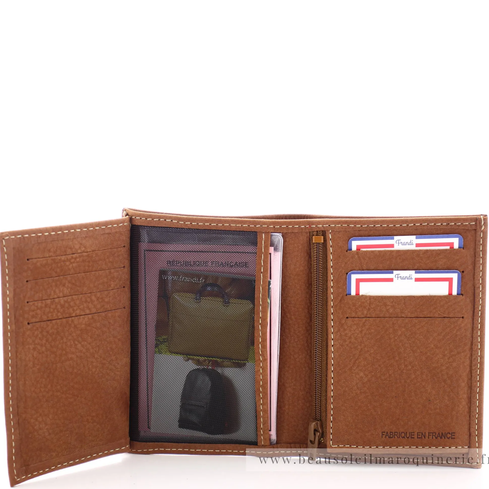 Frandi Portefeuille junior homme en cuir Nubuck*Femme/Homme Portefeuilles Homme|Portefeuilles Femme