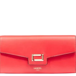 Lancel Portefeuille long Angele rabat cuir lisse*Femme Portefeuilles Femme