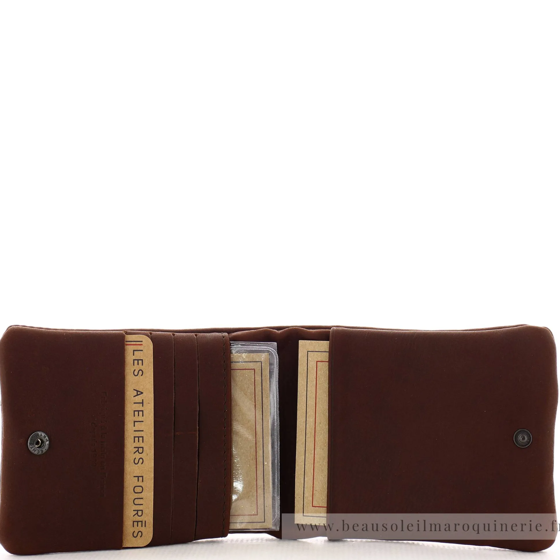 Les Ateliers Foures Portefeuille pliable Ulysse Baroudeur*Homme Portefeuilles Homme|Porte-Cartes Homme