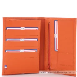 Frandi Portefeuille porte-cartes cuir de vachette*Femme Portefeuilles Femme