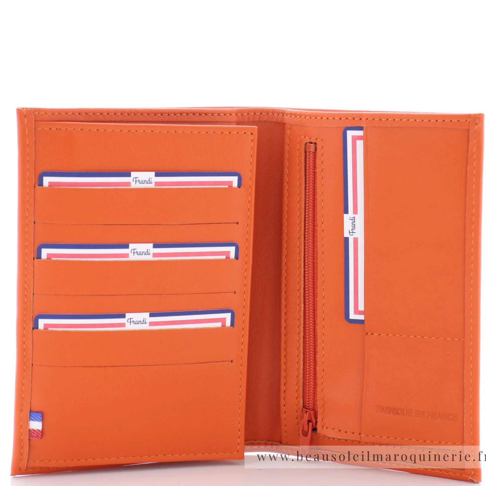Frandi Portefeuille porte-cartes cuir de vachette*Femme Portefeuilles Femme