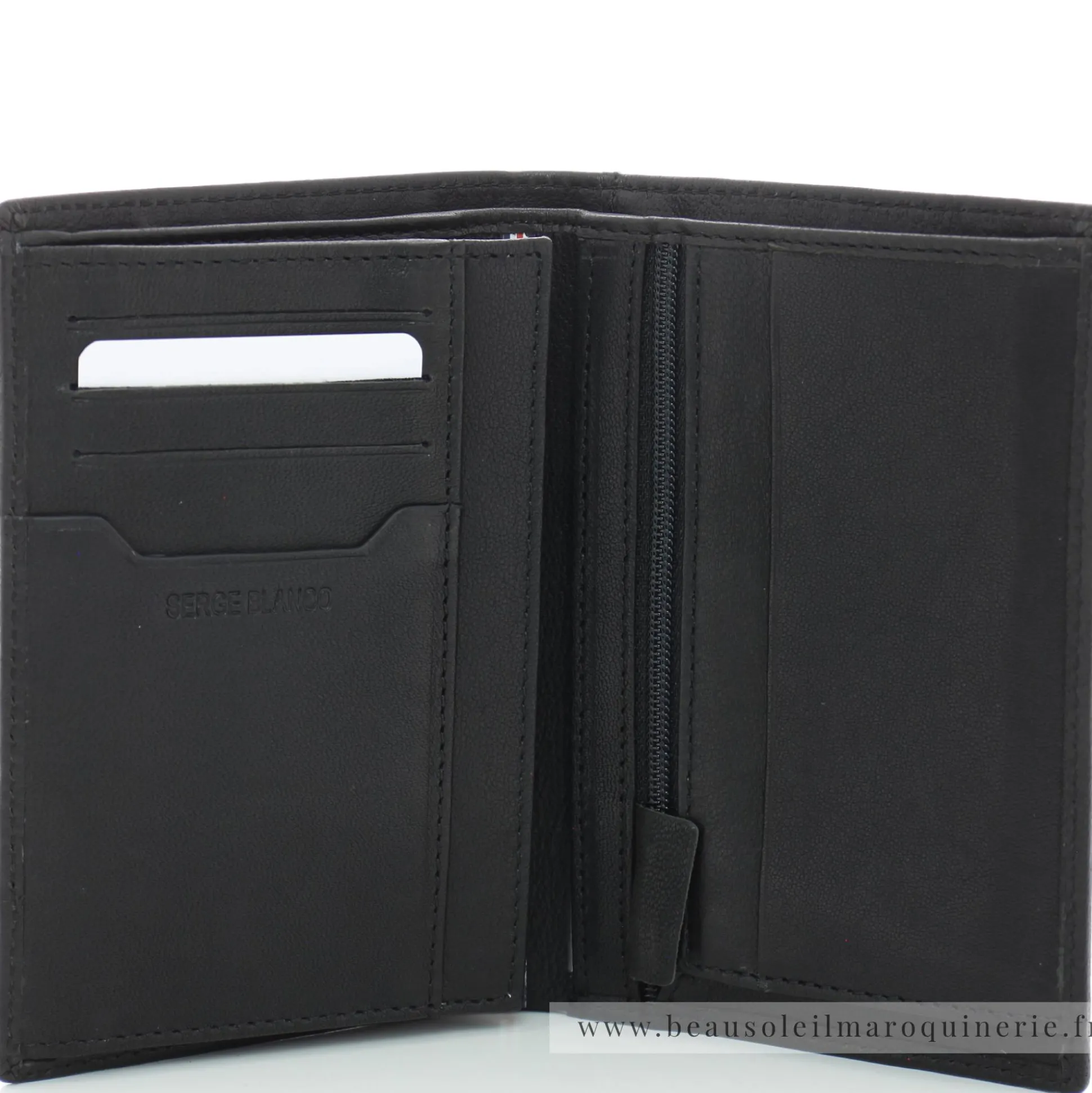 Serge Blanco Portefeuille porte-cartes en cuir Anchorage*Homme Portefeuilles Homme