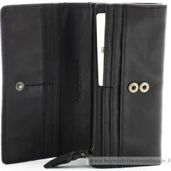 Biba Portefeuille rabat cuir tresse Kansas*Femme Portefeuilles Femme