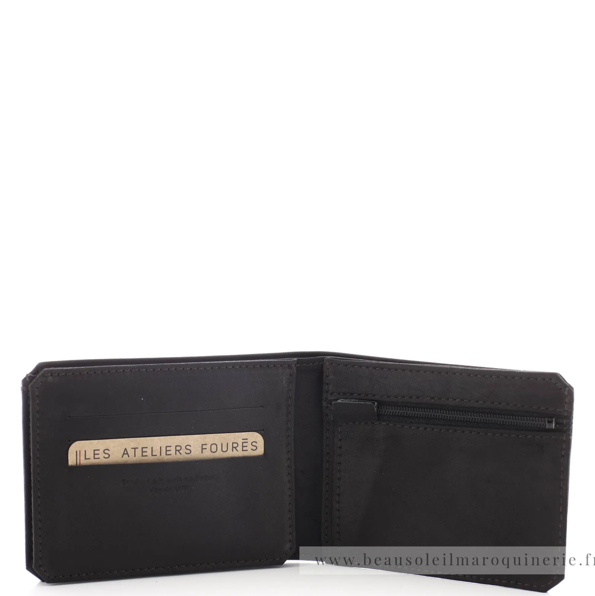 Les Ateliers Foures Portefeuille Ulysse Baroudeur rabat vers le haut*Homme Portefeuilles Homme