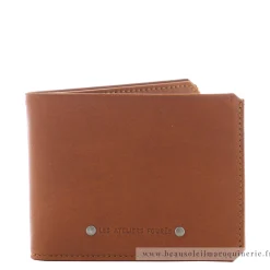 Les Ateliers Foures Portefeuille Ulysse Baroudeur rabat vers le haut*Homme Portefeuilles Homme