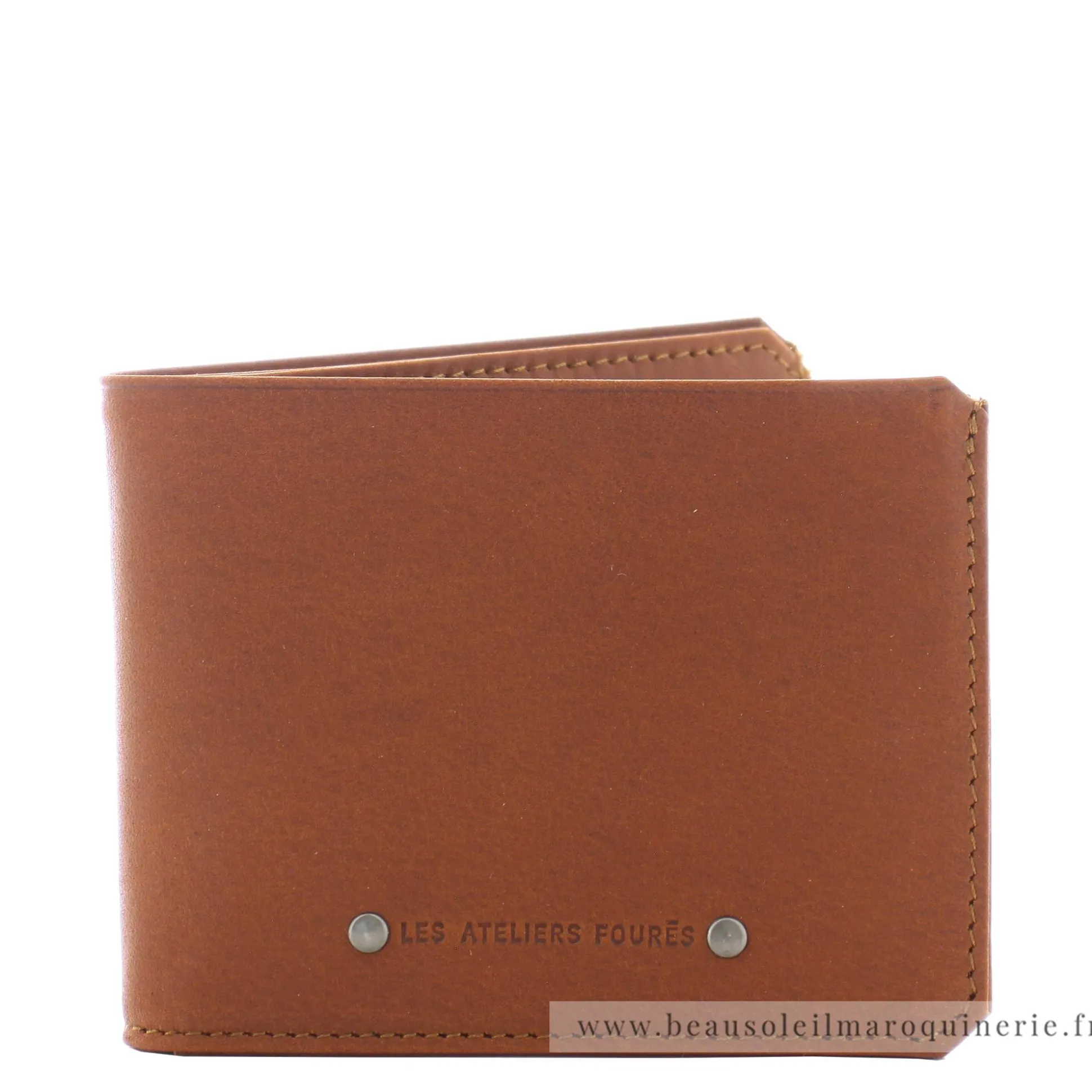 Les Ateliers Foures Portefeuille Ulysse Baroudeur rabat vers le haut*Homme Portefeuilles Homme