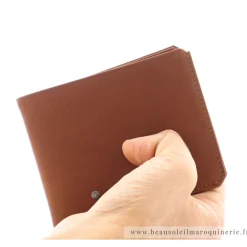 Les Ateliers Foures Portefeuille Ulysse Baroudeur rabat vers le haut*Homme Portefeuilles Homme