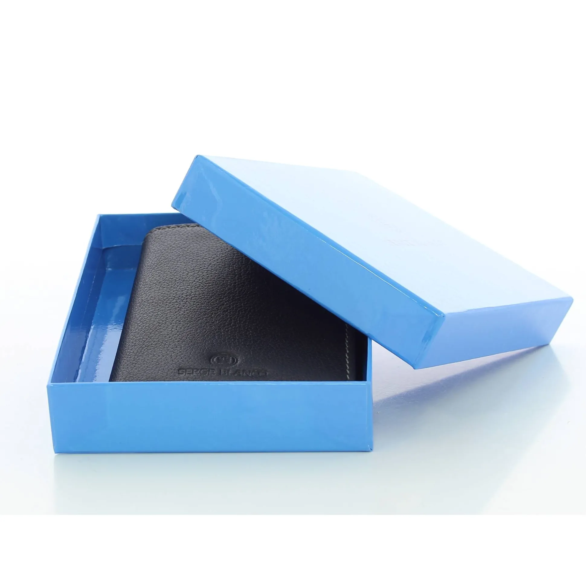 Serge Blanco Portefeuille vertical Marfa en cuir*Homme Portefeuilles Homme