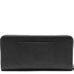 Lacoste Portefeuille zippe cuir pique mat Chantaco*Femme Portefeuilles Femme