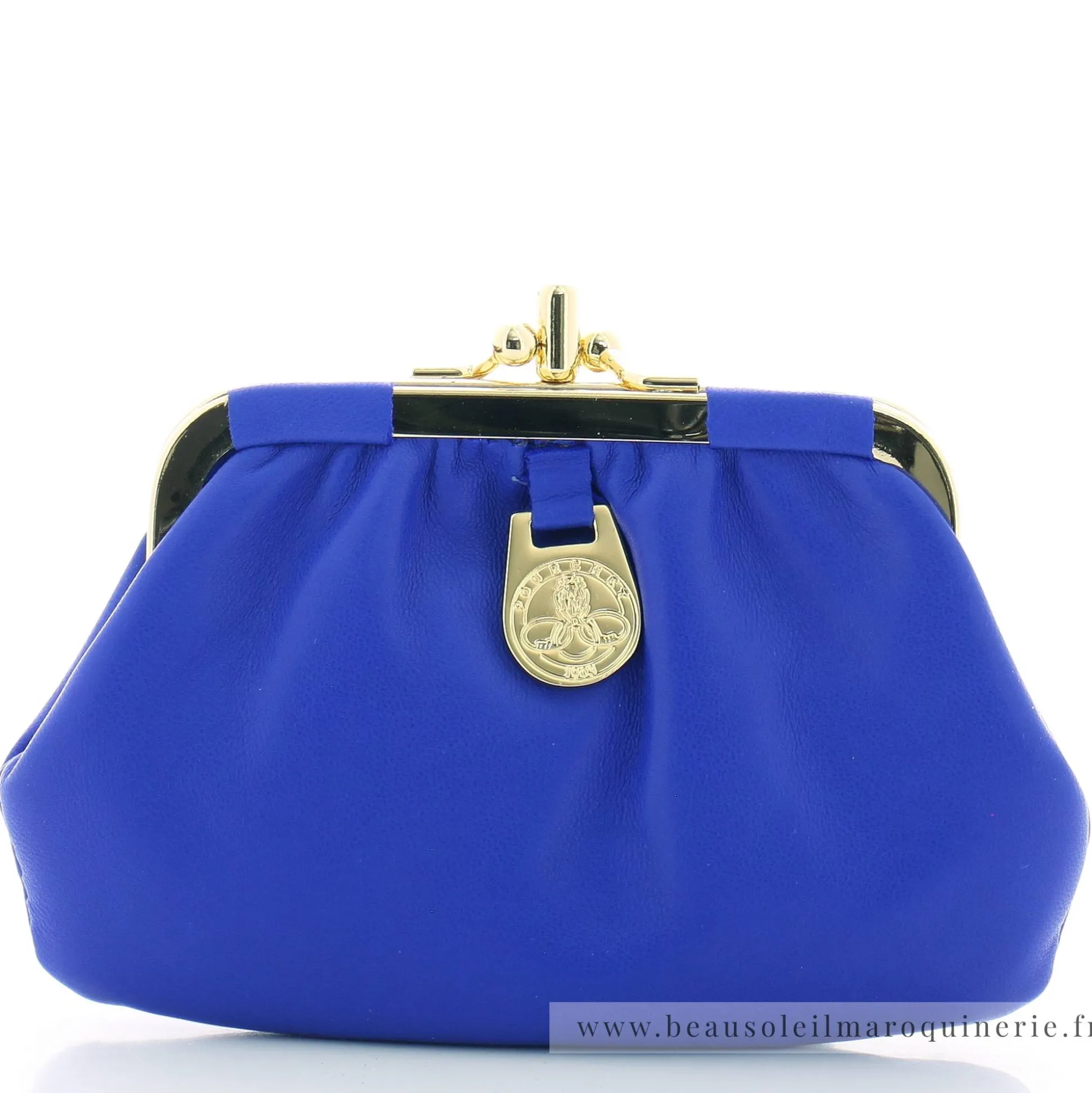 Pourchet Porte-monnaie bourse en cuir d'agneau*Femme Porte-Monnaie Femme