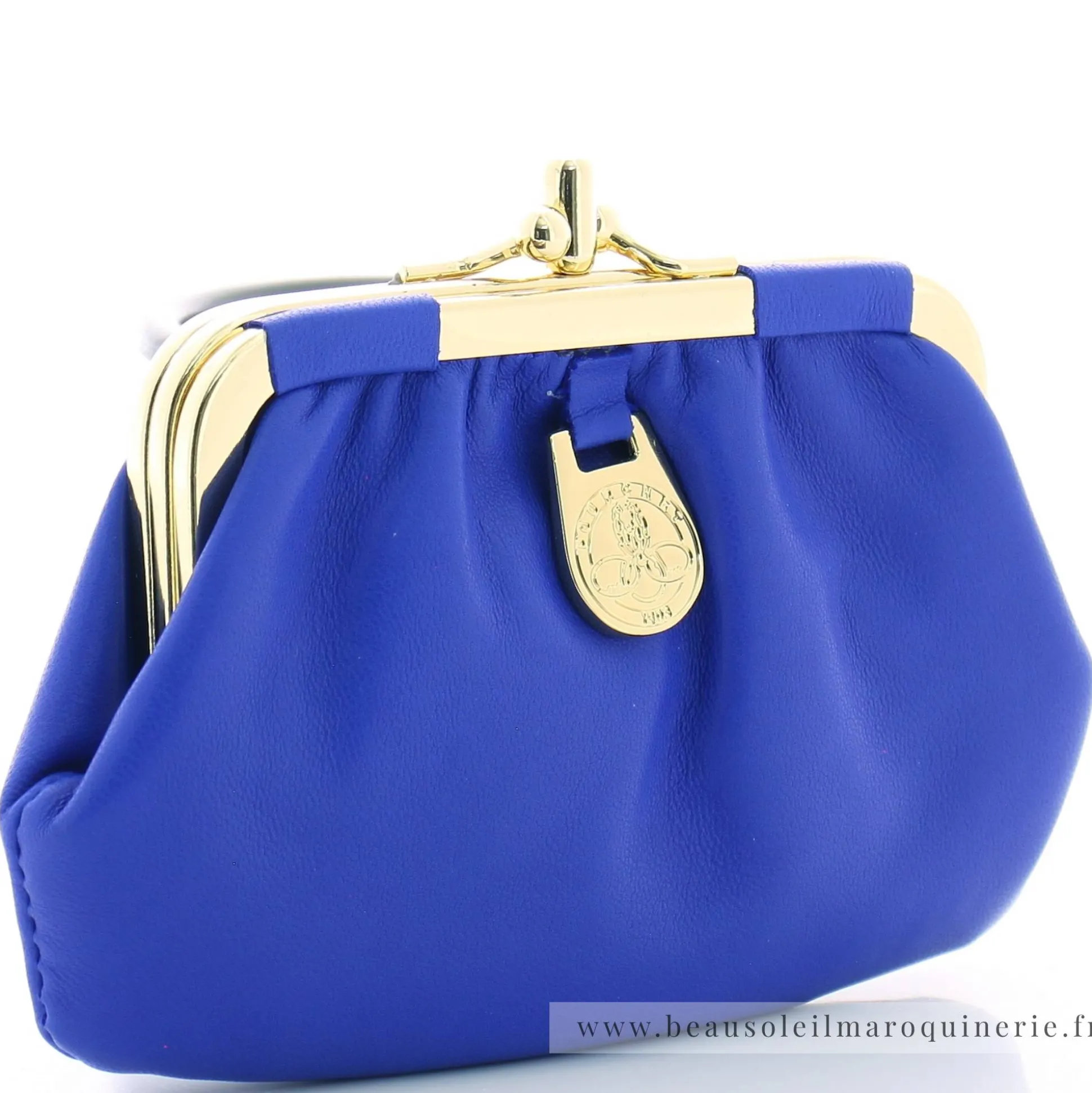 Pourchet Porte-monnaie bourse en cuir d'agneau*Femme Porte-Monnaie Femme