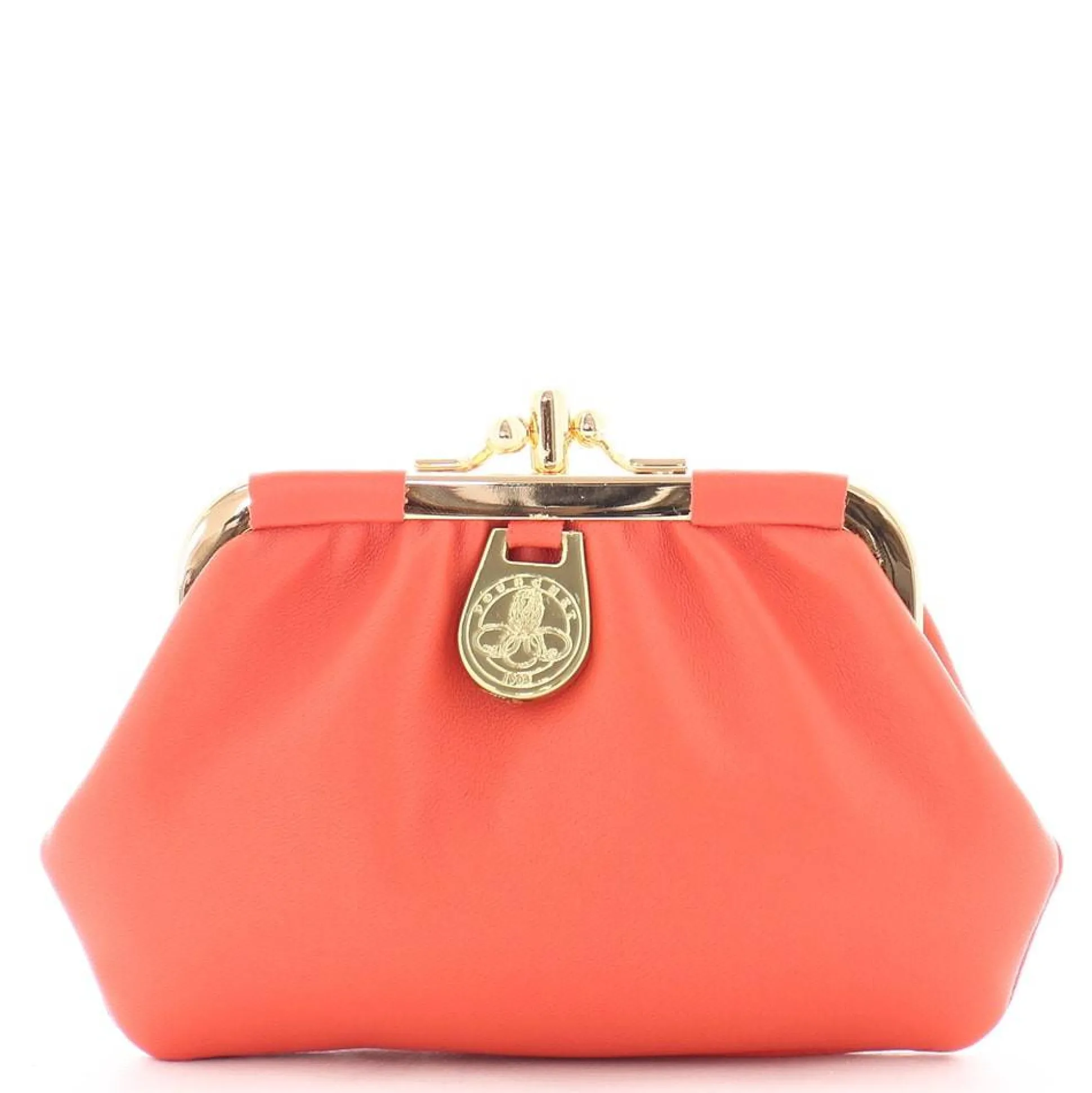 Pourchet Porte-monnaie bourse en cuir d'agneau*Femme Porte-Monnaie Femme