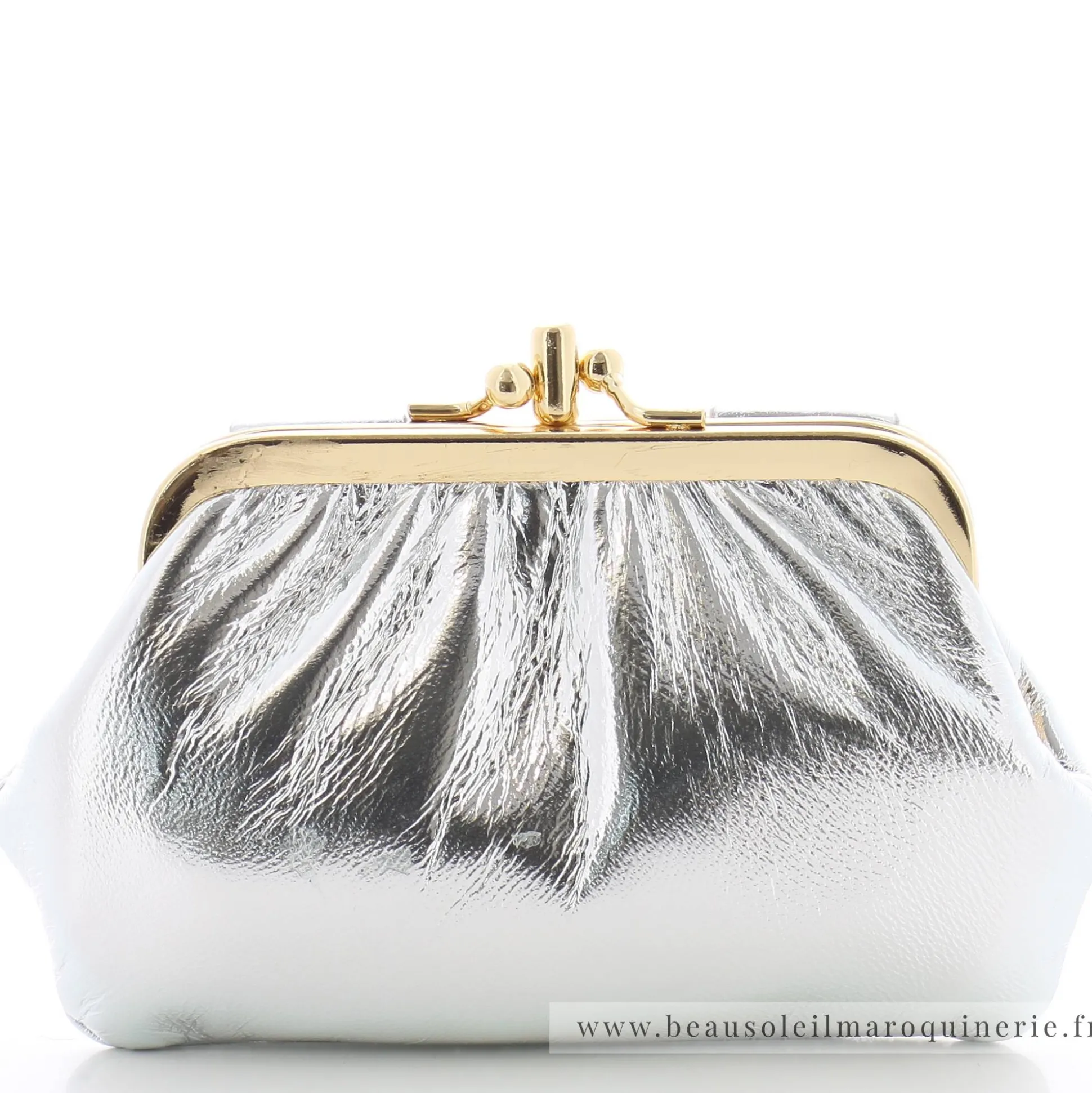 Pourchet Porte-monnaie bourse en cuir d'agneau*Femme Porte-Monnaie Femme