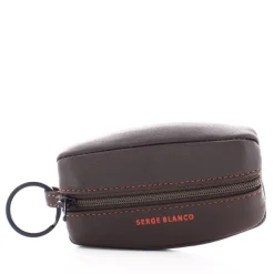 Serge Blanco Porte-monnaie cuir Wyoming grain de cafe*Homme Porte-Monnaie Homme