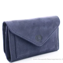 Frandi Porte-monnaie enveloppe en cuir Nubuck*Femme Porte-Monnaie Femme