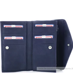 Frandi Porte-monnaie enveloppe en cuir Nubuck*Femme Porte-Monnaie Femme