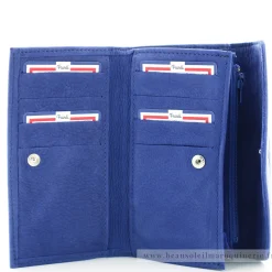 Frandi Porte-monnaie enveloppe en cuir Nubuck*Femme Porte-Monnaie Femme