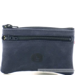 Frandi Porte-monnaie plat en cuir Nubuck zippe*Femme Portefeuilles Femme|Porte-Monnaie Femme
