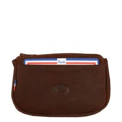 Frandi Porte-monnaie zippe cuir authentique - Fabrique en France*Femme Porte-Monnaie Femme
