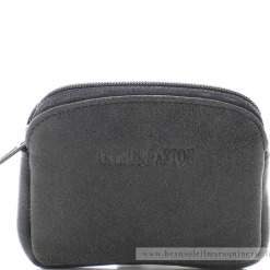 Arthur Aston Porte-monnaie zippe cuir vieilli Diego*Homme Porte-Monnaie Homme