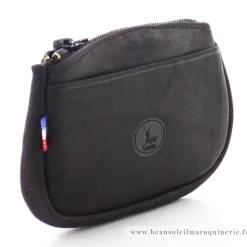 Frandi Porte-monnaie zippe en cuir Authentique*Homme Porte-Monnaie Homme