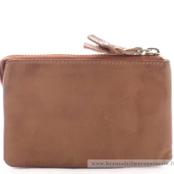 Biba Porte-monnaie zippe Kansas en cuir*Femme Porte-Monnaie Femme