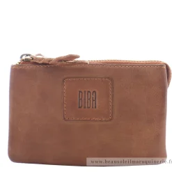 Biba Porte-monnaie zippe Kansas en cuir*Femme Porte-Monnaie Femme