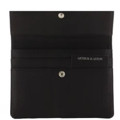 Arthur Aston Porte-papiers Celia en cuir a rabat*Femme Porte-Cartes Femme