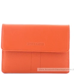Arthur Aston Porte-papiers Celia en cuir a rabat*Femme Porte-Cartes Femme