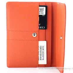 Arthur Aston Porte-papiers Celia en cuir a rabat*Femme Porte-Cartes Femme