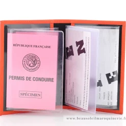Frandi Porte-papiers Colors avec fenetres transparentes*Femme Porte-Cartes Femme