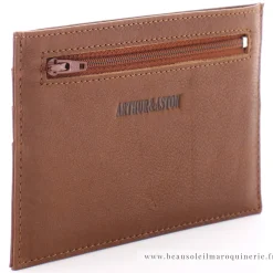 Arthur Aston Porte-papiers plat en cuir Oscar*Homme Porte-Papiers|Porte-Cartes Homme