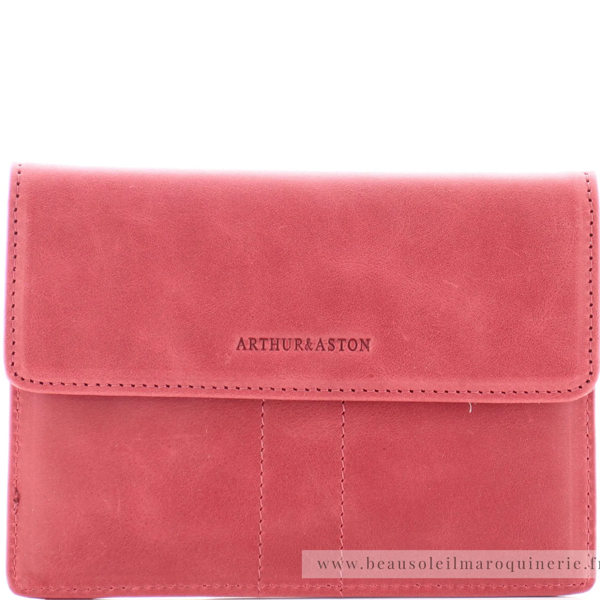 Arthur Aston Porte-papiers rabat cuir huile Isabel*Femme Porte-Cartes Femme
