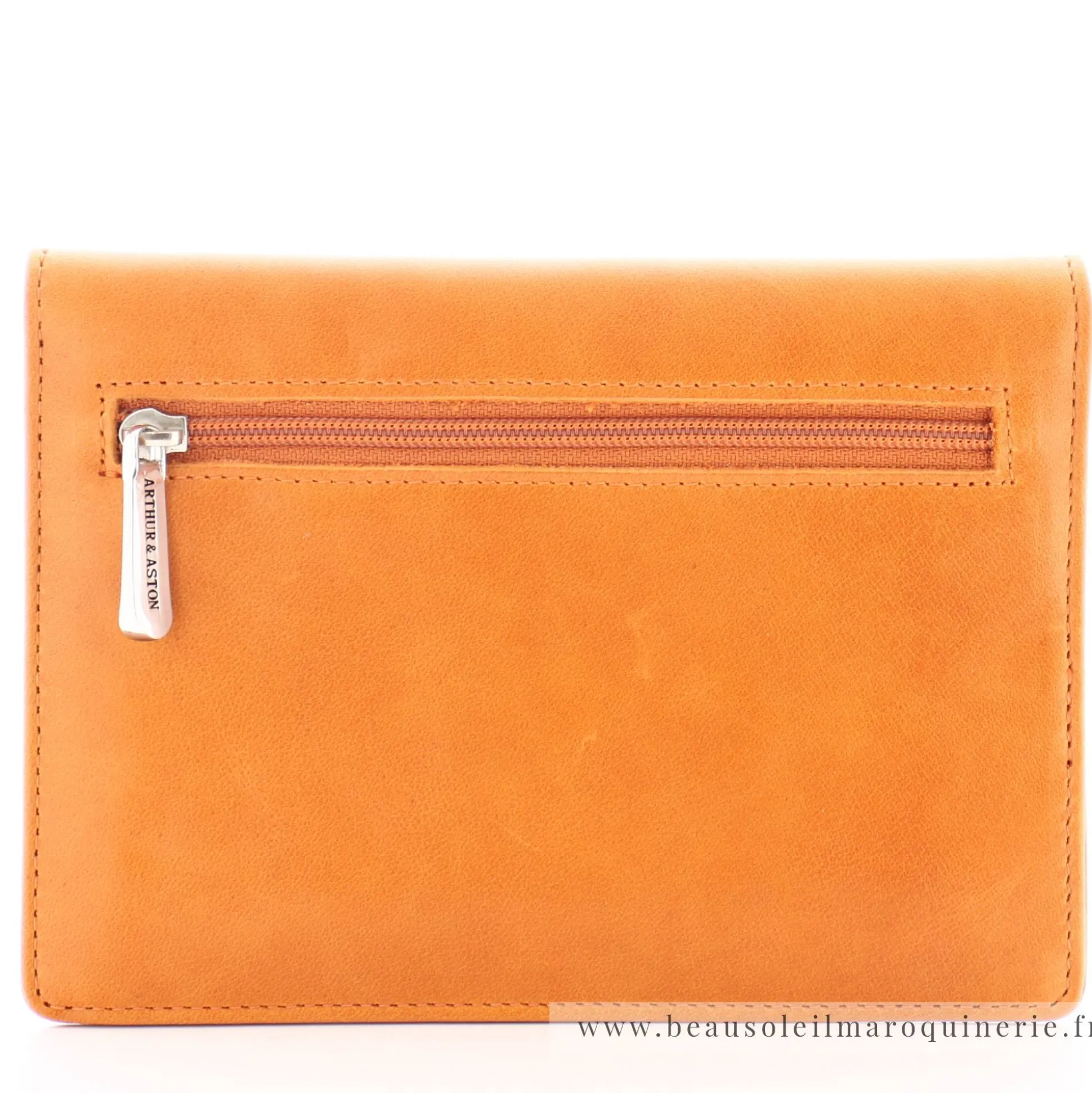 Arthur Aston Porte-papiers rabat cuir huile Isabel*Femme Porte-Cartes Femme
