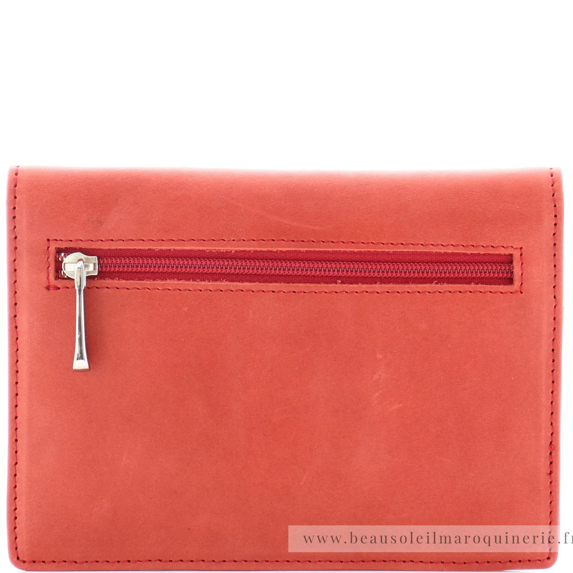 Arthur Aston Porte-papiers rabat cuir huile Isabel*Femme Porte-Cartes Femme