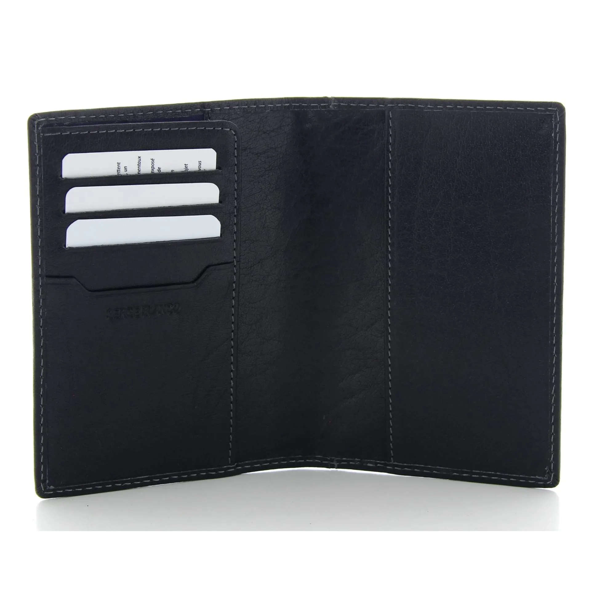 Serge Blanco Porte-passeport Marfa en cuir*Homme Etuis Passeport