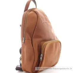 Les Ateliers Foures Sac a dos cuir Eole Baroudeur*Homme Sacs À Dos